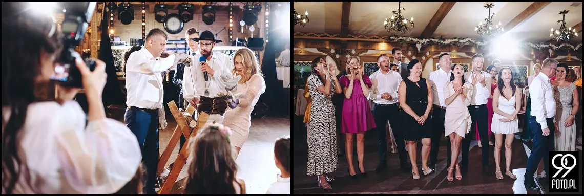 fotograf na wesele Rabka Zdrój, kościół św. Marii Magdaleny w Rabce, sala weselna Kabanos w Spytkowicach
