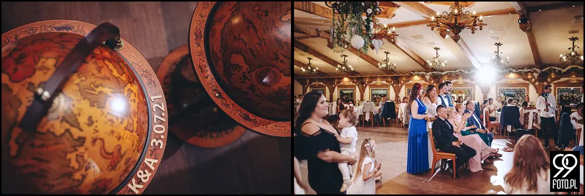 fotograf na wesele Rabka Zdrój, kościół św. Marii Magdaleny w Rabce, sala weselna Kabanos w Spytkowicach