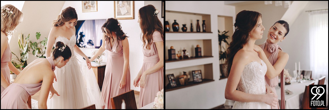 Sala weselna Willa Orchidea, ślub na Podhalu, fotografia ślubna Waksmund