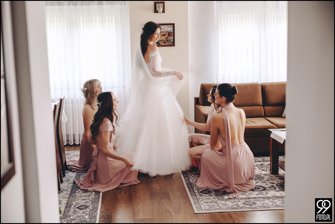 Sala weselna Willa Orchidea, ślub na Podhalu, fotografia ślubna Waksmund