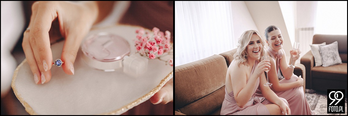 Sala weselna Willa Orchidea, ślub na Podhalu, fotografia ślubna Waksmund