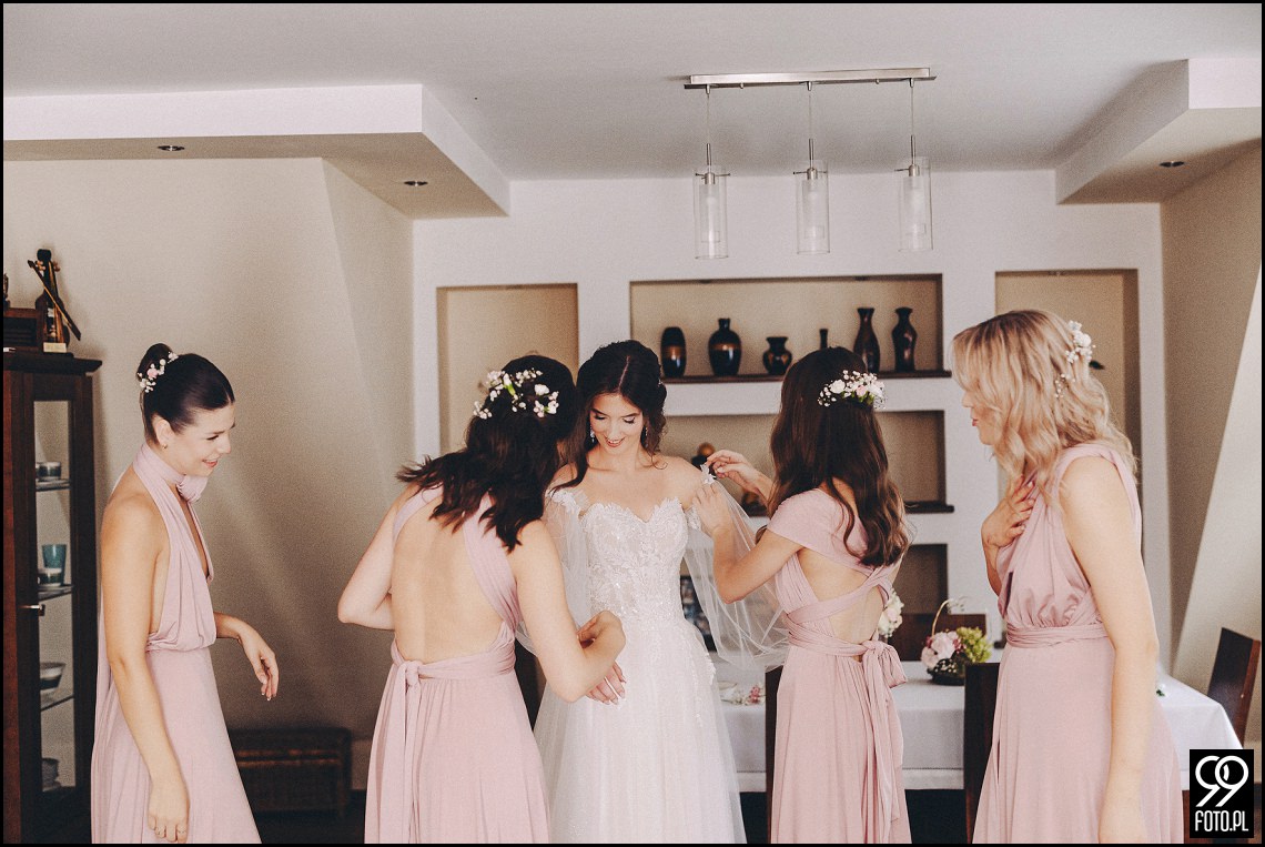 Sala weselna Willa Orchidea, ślub na Podhalu, fotografia ślubna Waksmund