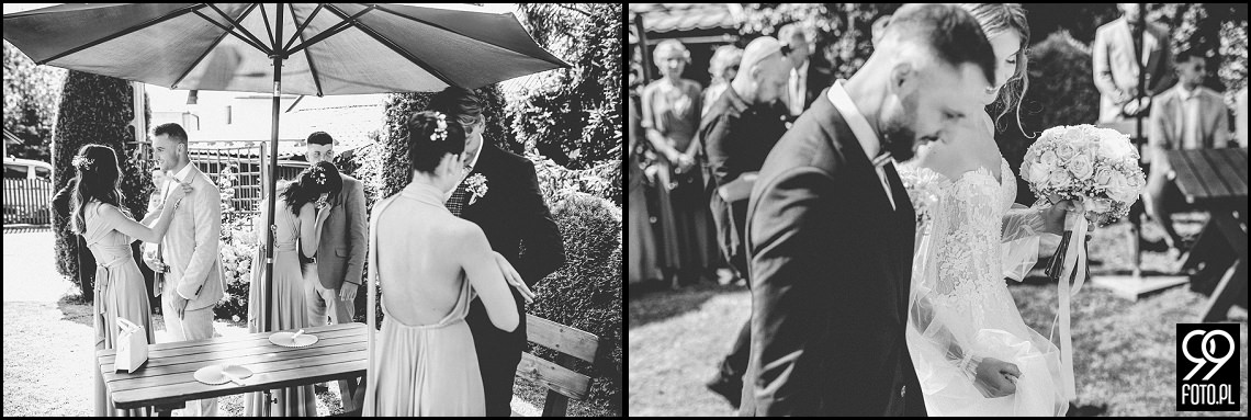 Sala weselna Willa Orchidea, ślub na Podhalu, fotografia ślubna Waksmund