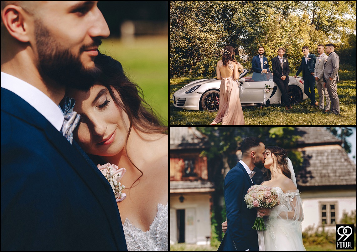 Sala weselna Willa Orchidea, ślub na Podhalu, fotografia ślubna Waksmund