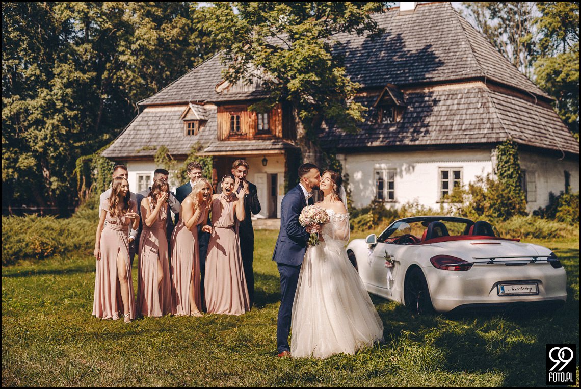 Sala weselna Willa Orchidea, ślub na Podhalu, fotografia ślubna Waksmund