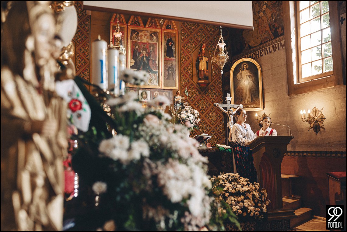 Sala weselna Willa Orchidea, ślub na Podhalu, fotografia ślubna Waksmund