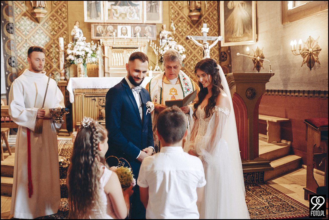 Sala weselna Willa Orchidea, ślub na Podhalu, fotografia ślubna Waksmund