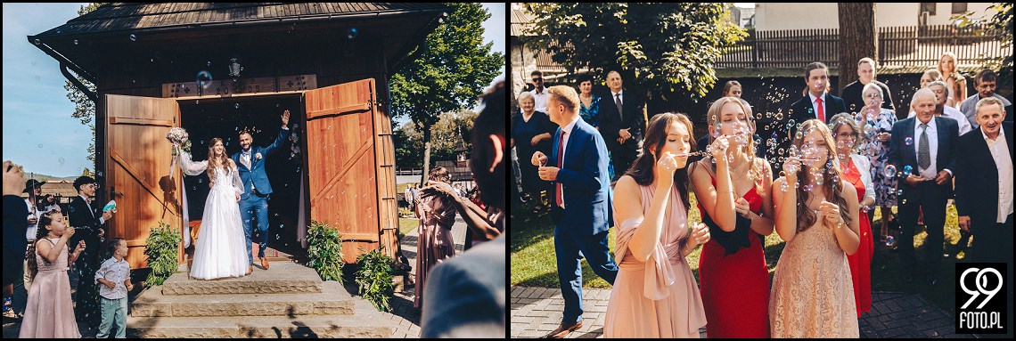 Sala weselna Willa Orchidea, ślub na Podhalu, fotografia ślubna Waksmund