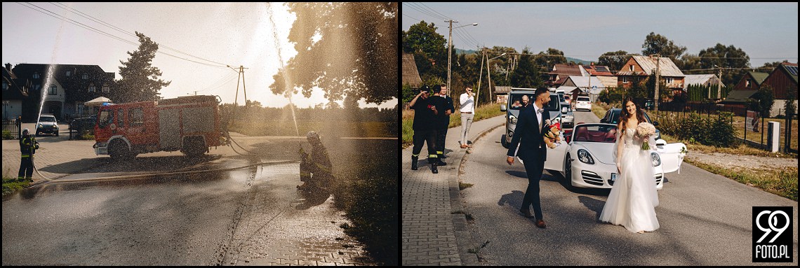 Sala weselna Willa Orchidea, ślub na Podhalu, fotografia ślubna Waksmund