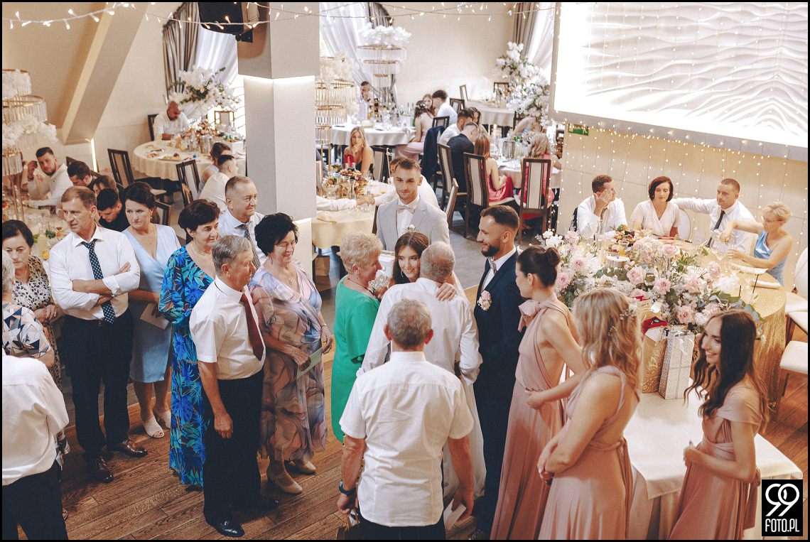 Sala weselna Willa Orchidea, ślub na Podhalu, fotografia ślubna Waksmund