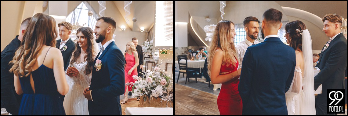 Sala weselna Willa Orchidea, ślub na Podhalu, fotografia ślubna Waksmund