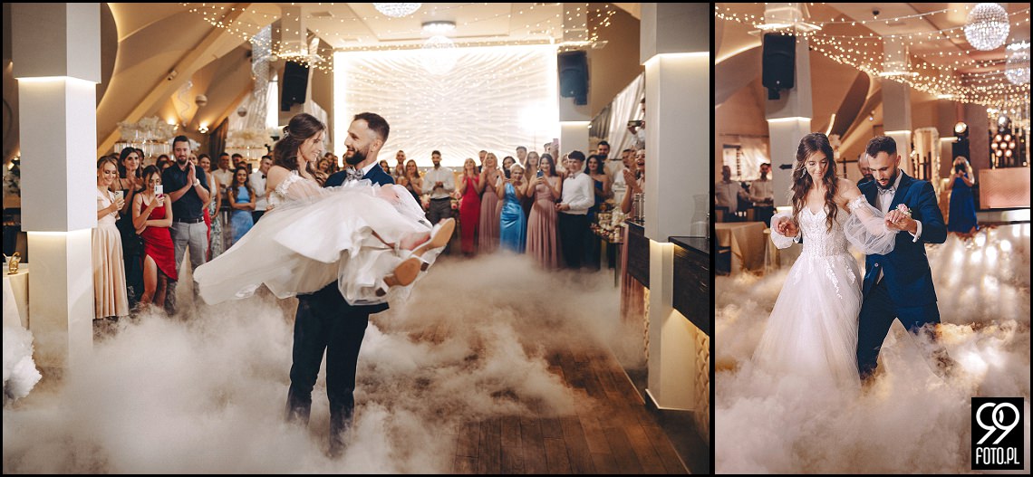 Sala weselna Willa Orchidea, ślub na Podhalu, fotografia ślubna Waksmund