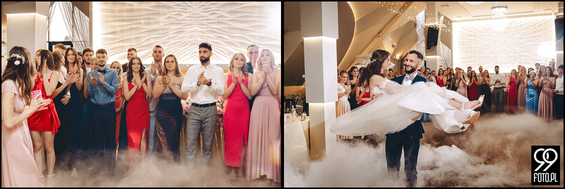 Sala weselna Willa Orchidea, ślub na Podhalu, fotografia ślubna Waksmund