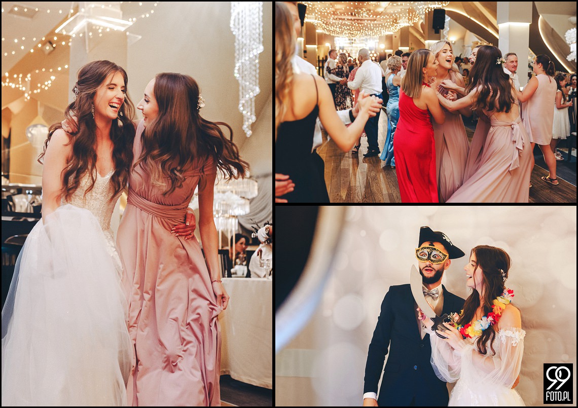 Sala weselna Willa Orchidea, ślub na Podhalu, fotografia ślubna Waksmund