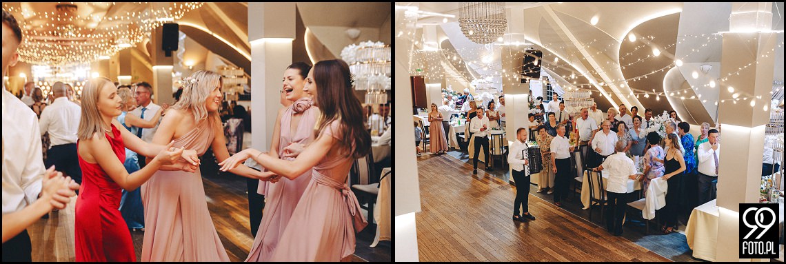 Sala weselna Willa Orchidea, ślub na Podhalu, fotografia ślubna Waksmund