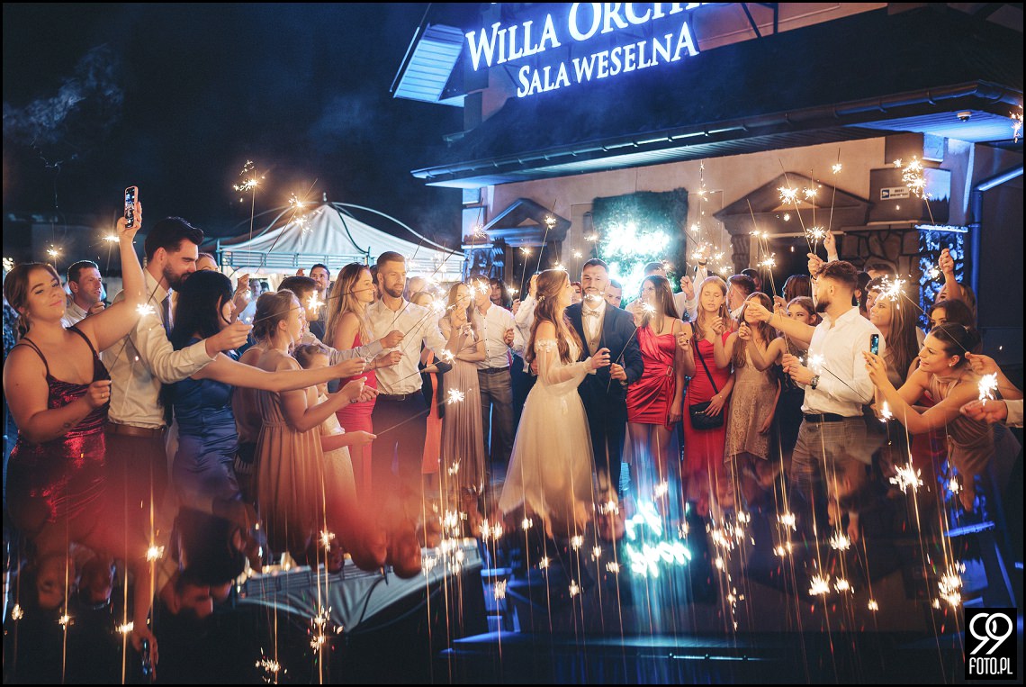 Sala weselna Willa Orchidea, ślub na Podhalu, fotografia ślubna Waksmund